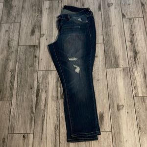 Bombshell skinny, premium stretch, Eco dark wash jeans